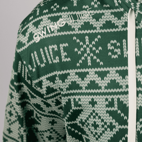 03 swingjuice for fairisle men performance hoodie close up forest