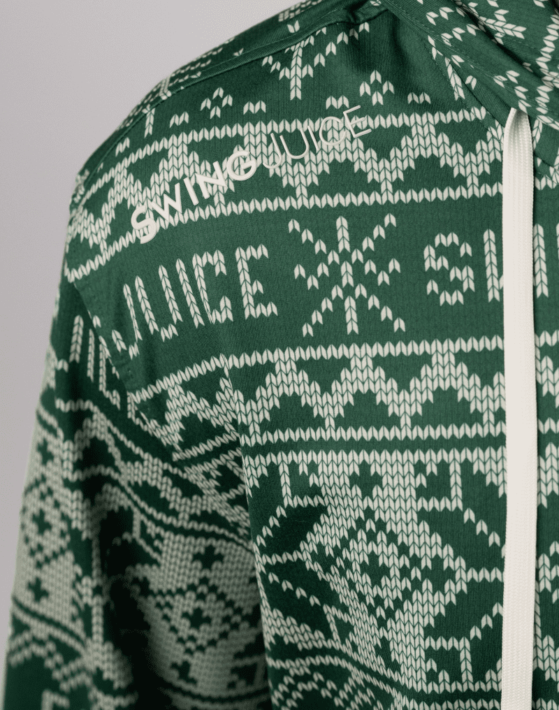 03 swingjuice for fairisle men performance hoodie close up forest