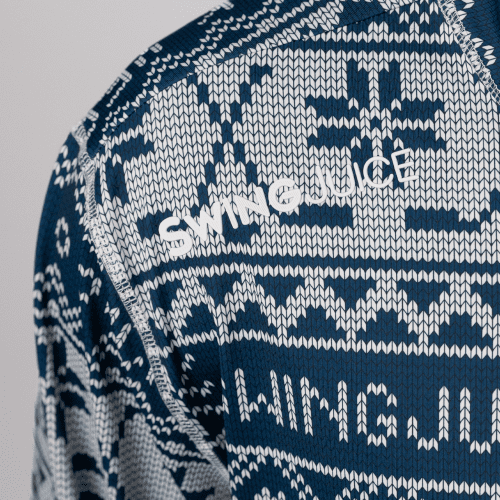 03 swingjuice puck yeah fairisle men performance 1 4 zip close up navy