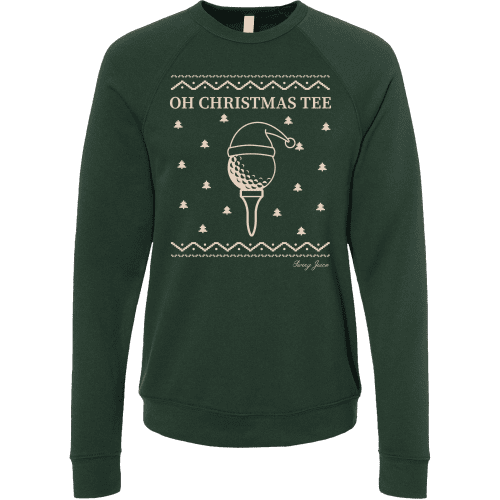 04 swingjuice oh christmas tee ugly sweater long sleeve sweatshirt forest green