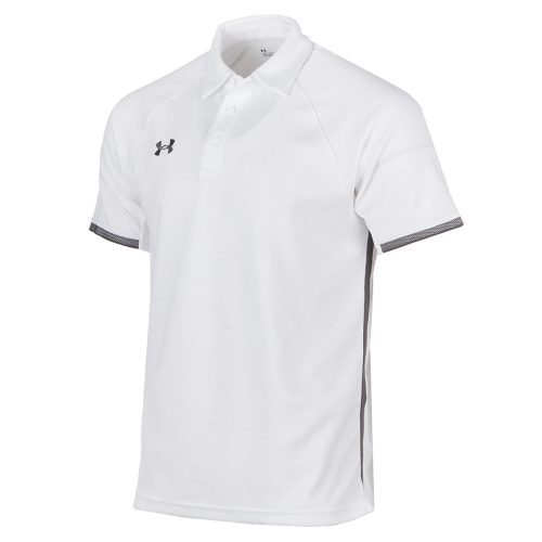 191169080351 Under Armour Men s Rival Polo Shirt White 1