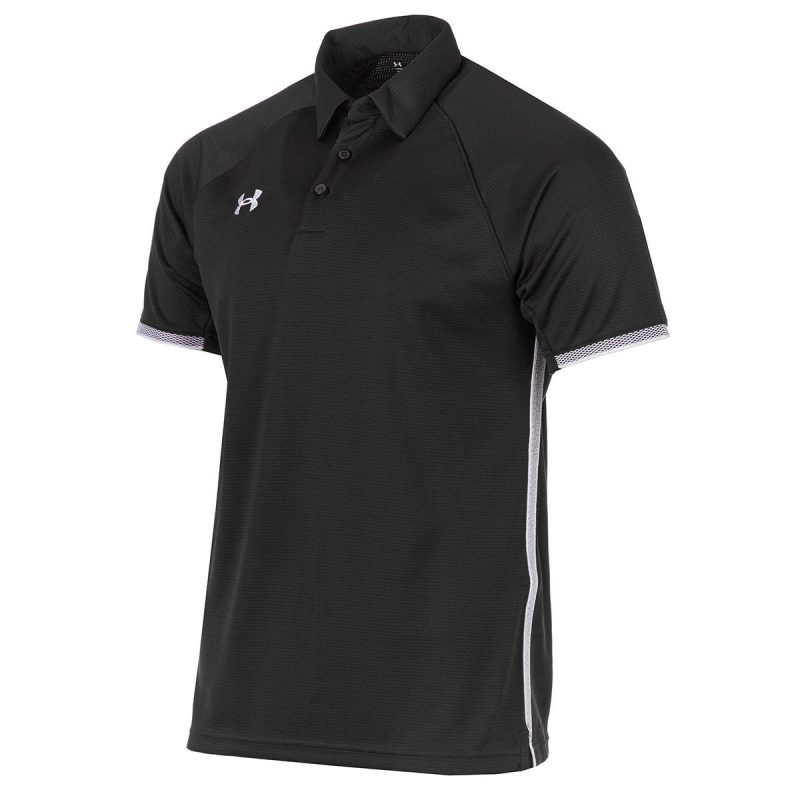 191169080535 Under Armour Men s Rival Polo Shirt Black 1