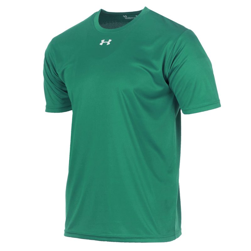 191480210710 Under Armour Men s Locker 2.0 Short Sleeve T Shirt with Small Logo Middle Chest Green 1