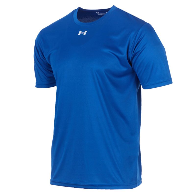 191480210710 Under Armour Men s Locker 2.0 Short Sleeve T Shirt with Small Logo Middle Chest Royal 1