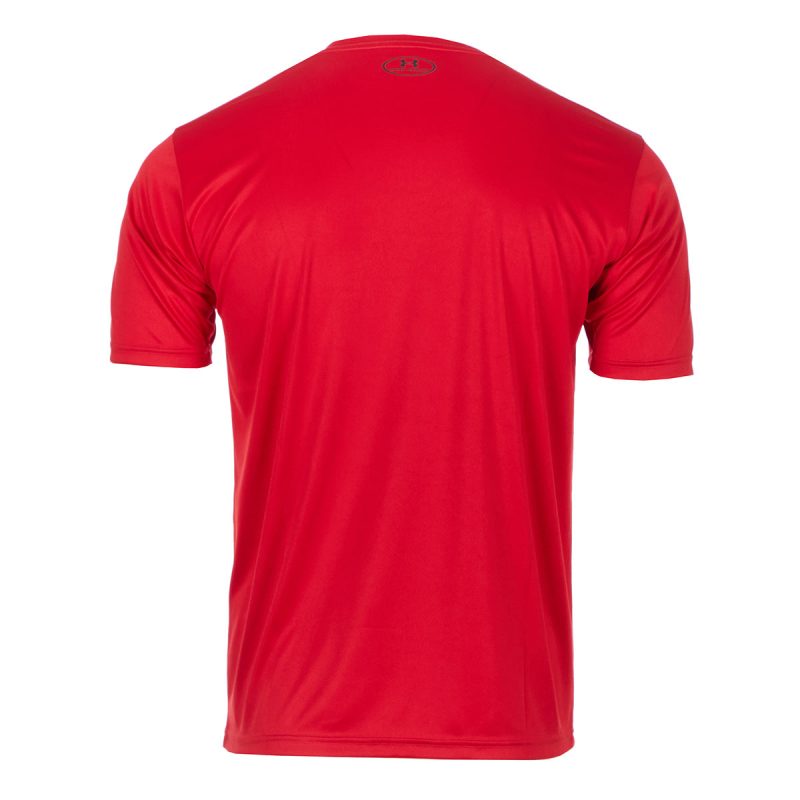 191480210819 Under Armour Men s Locker 2.0 Short Sleeve T Shirt with Small Logo Middle Chest Red 2