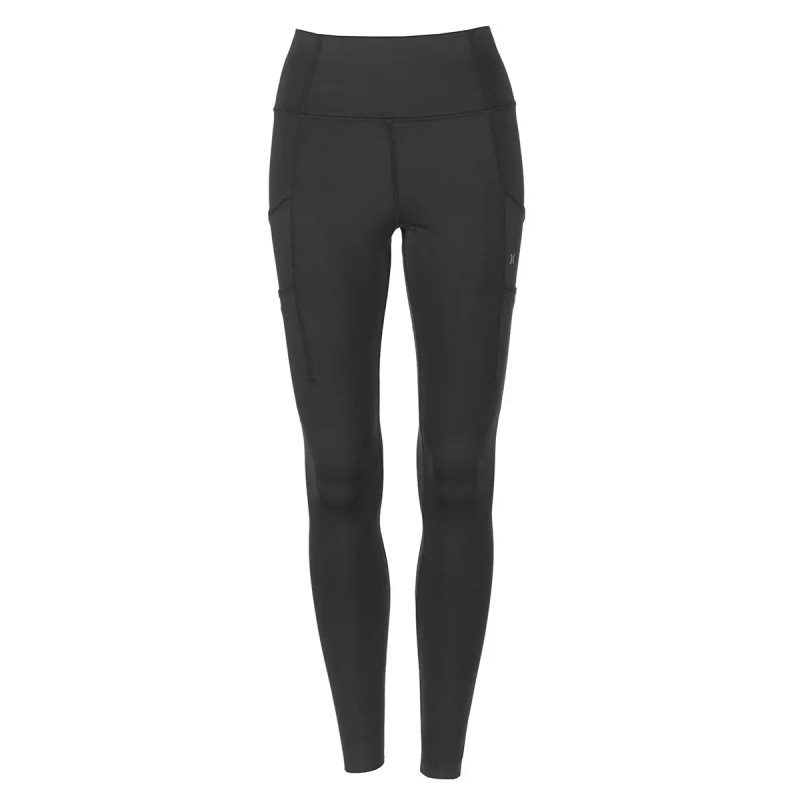 195900373153 Hurley Women s Raw Edge Legging Black