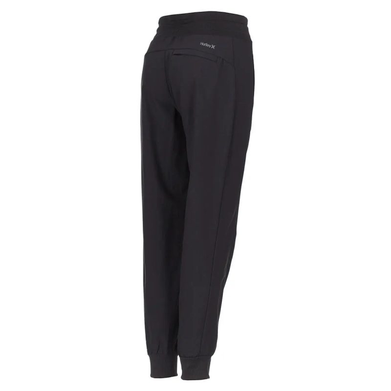 195900374402 Hurley Women s City Stretch Jogger Black 2