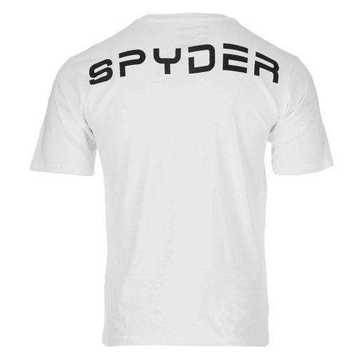 196601527333 Spyder Men s Bold Wordmark Tee White 2