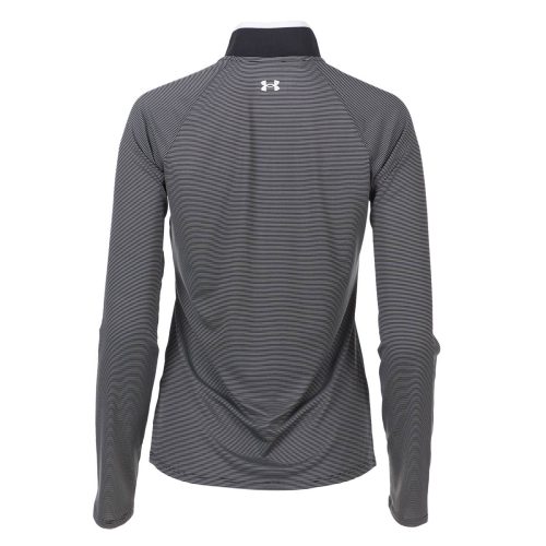 196635655699 Under Armour Women s T2 Green Stripe 1 4 Zip Black 2