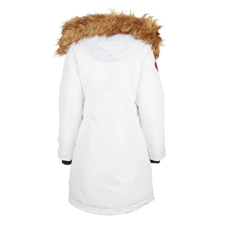 196730083045 Canada Weather Gear Women s Parka with Faux Fur Trim Hooded White 2 38130557 729d 4690 a505 4daa9bd50de0