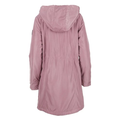 196730084417 Bebe Women s Lined Parka with Hood Dusty Rose 2