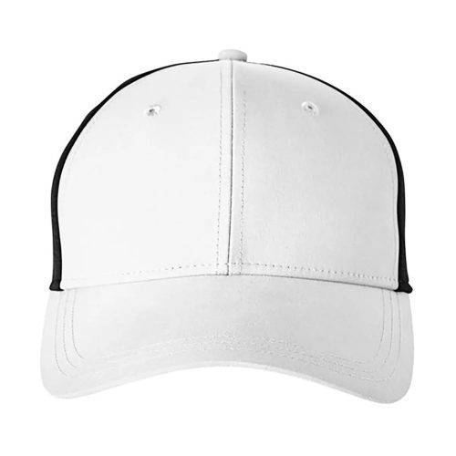 22674 PUMAAdult sGolfJerseyStretchFitCapBrightWhite PUMABlack 2