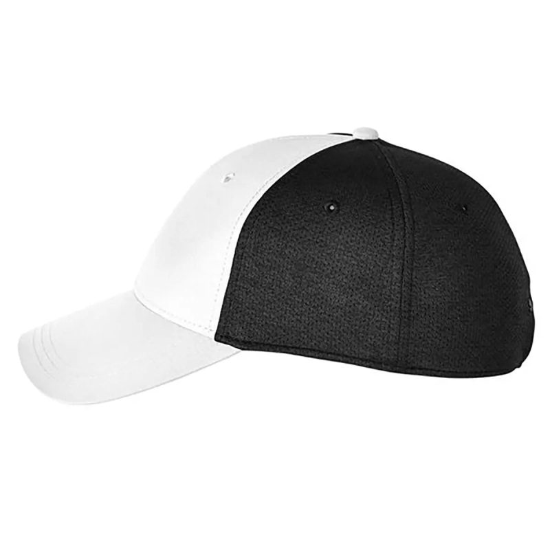 22674 PUMAAdult sGolfJerseyStretchFitCapBrightWhite PUMABlack 3