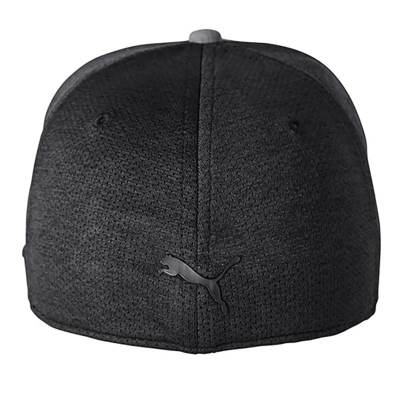 22674 PUMAAdult sGolfJerseyStretchFitCapQuietShade PUMABlack 4