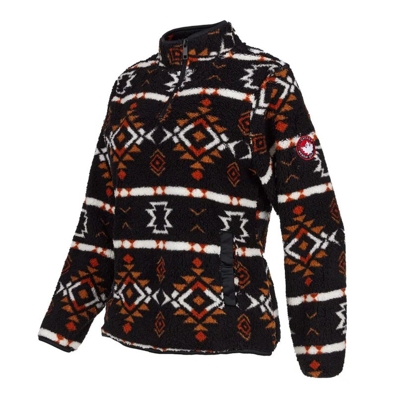 4 Zip Aztec Printed Sherpa 2806515