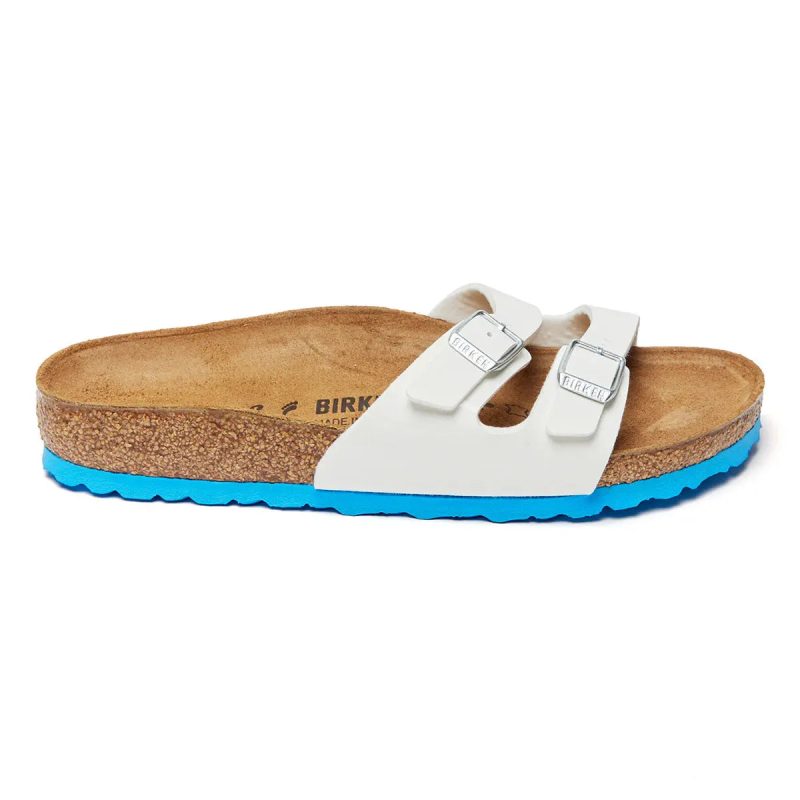 4052605308711 Birkenstock Women s Ibiza Birko Flor Sandals White 4