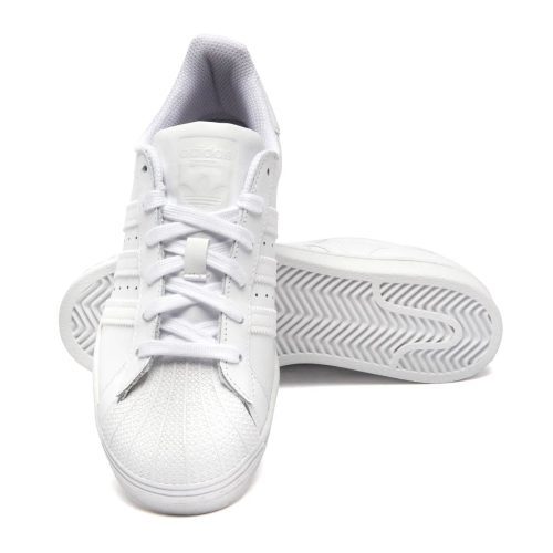 4062052492390 adidas Youth Superstar J Sneakers Cloud White Cloud White Cloud White 3