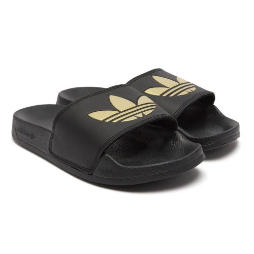 4065419848847 adidas Women s Adilette Lite Slides Core Black Core Black Matte Gold 1