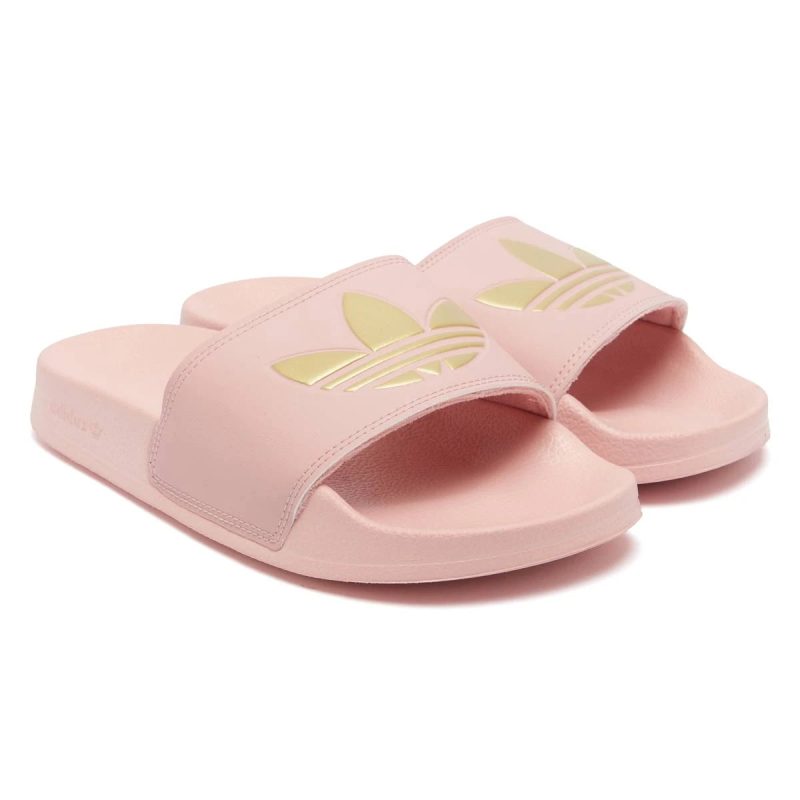 4065419852622 adidas Women s Adilette Lite Slides Wonder Mauve Wonder Mauve Matte Gold 1