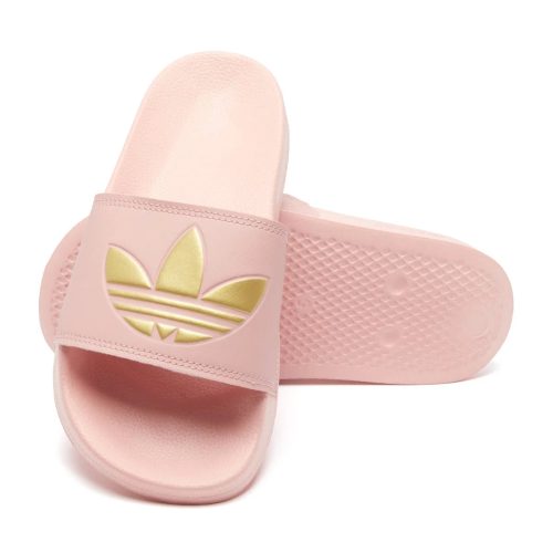 4065419852622 adidas Women s Adilette Lite Slides Wonder Mauve Wonder Mauve Matte Gold 3