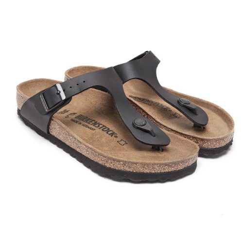 736399905748 Birkenstock Gizeh Birko Flor Sandals Black 2