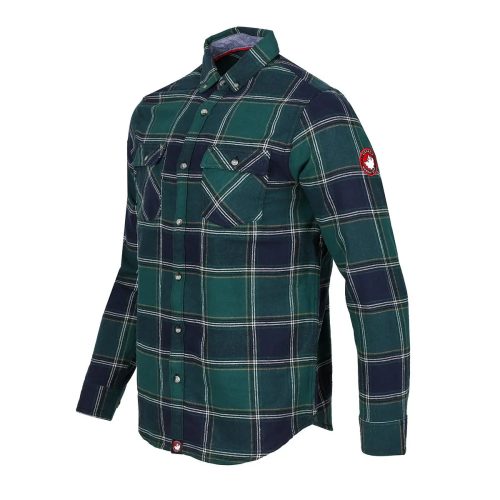 791390528952 Canada Weather Gear Men s Unlined Flannel With Chambray Lining Sycamore Blue 1