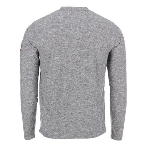 791390569924 Canada Weather Gear Men s Long Sleeve Two Tone Supreme Soft Henley Grey 2