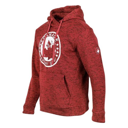 791390603321 Canada Weather Men s Xover Logo Hoodie Red Rock 1