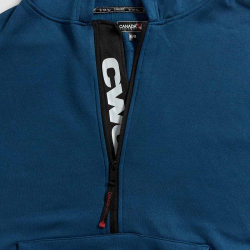 791390603680 Canada Weather Gear Men s 1 2 Zip Hoodie Dark Blue Black 4