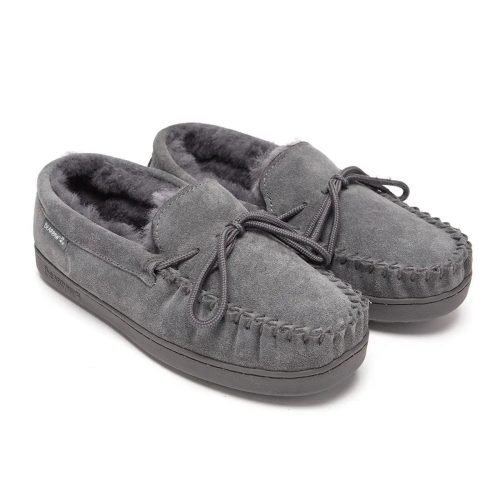 795240173002 Bearpaw Men s Moc II Moccasin Slipper Charcoal 1