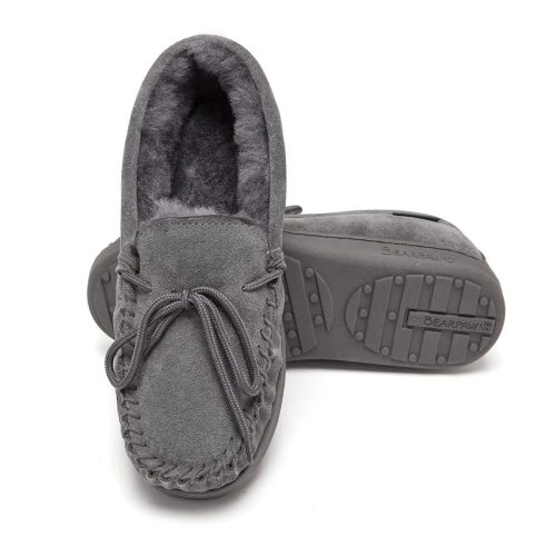 795240173002 Bearpaw Men s Moc II Moccasin Slipper Charcoal 3