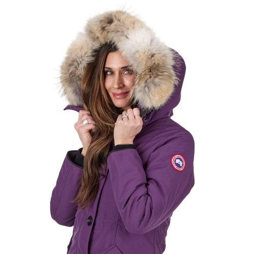 801688757374 Canada Goose Women s Rossclair Parka Fusion Arctic Dusk 2