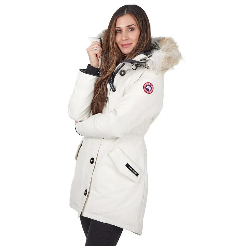 801688932658 Canada Goose Women s Rossclair Parka Fusion Early Light 1