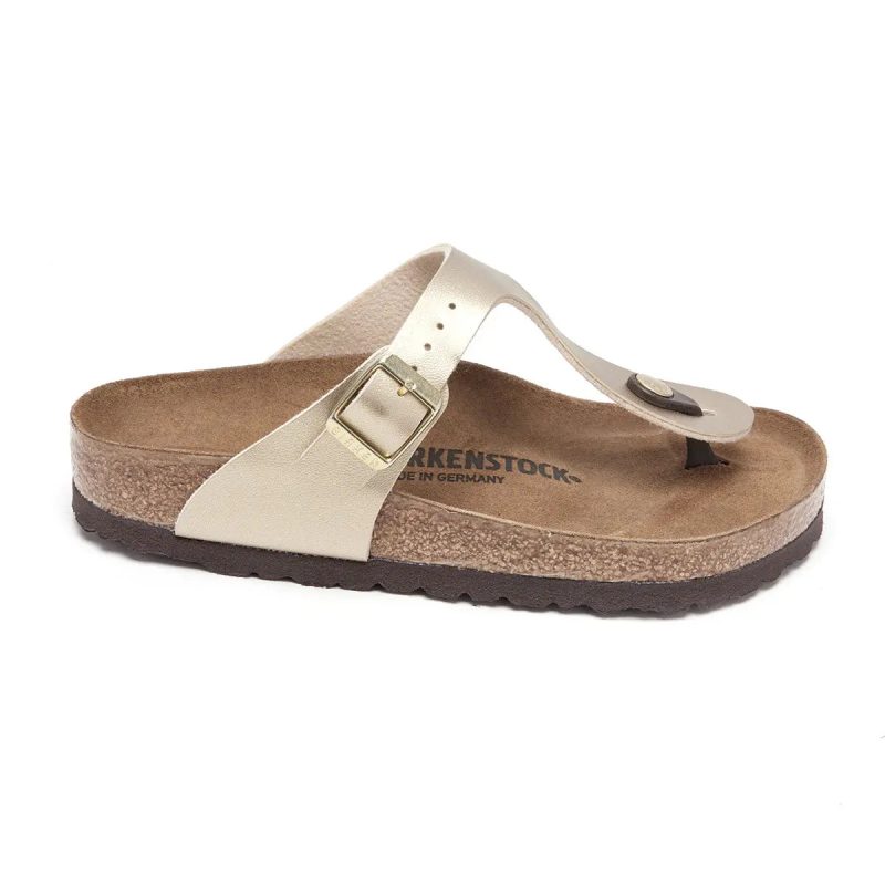 802436955080 Birkenstock Gizeh Birko Flor Sandals Gold 2