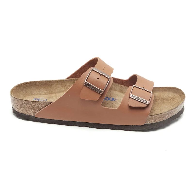 822698715727 Birkenstock Arizona Soft Footbed Birko Flor Sandals Ginger Brown 4