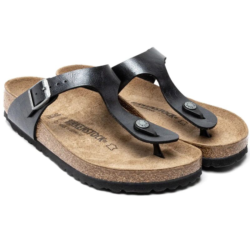 886454019559 Birkenstock Gizeh Birko Flor Sandals Graceful Licorice 2