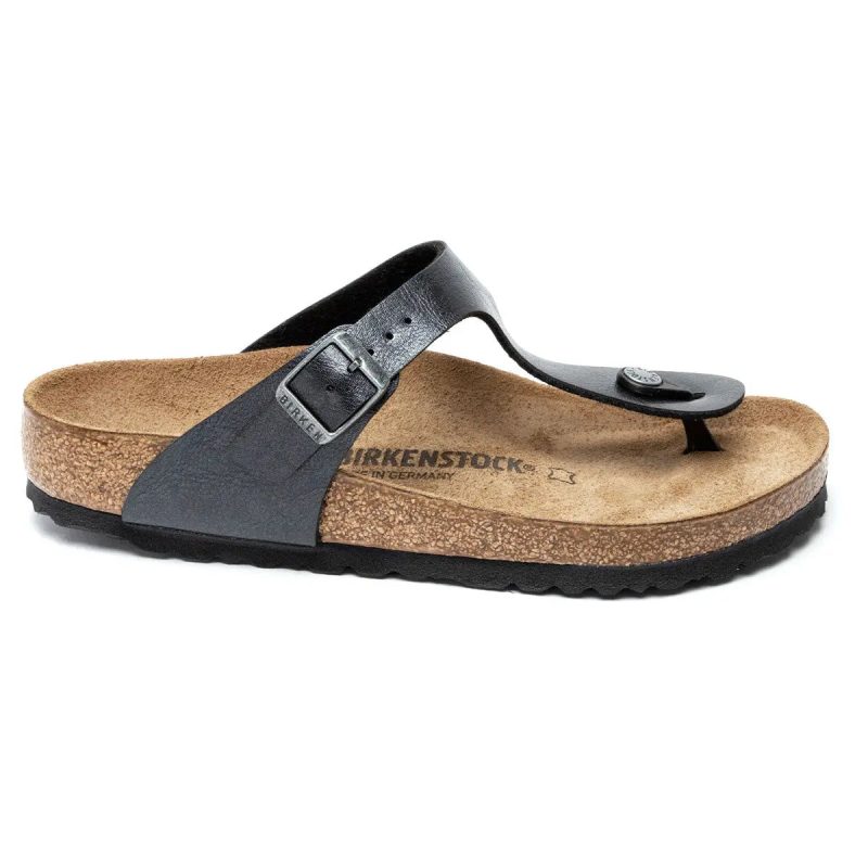 886454019559 Birkenstock Gizeh Birko Flor Sandals Graceful Licorice 4