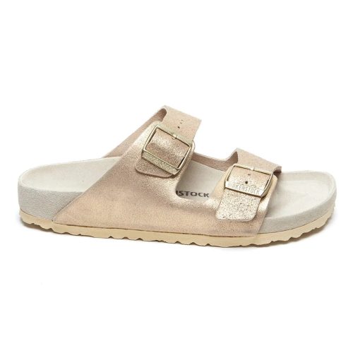 886454910450 Birkenstock Arizona Suede Leather Sandals Taupe Metallic 3 1961239f b326 48fc 83fc f1768d7e63ae