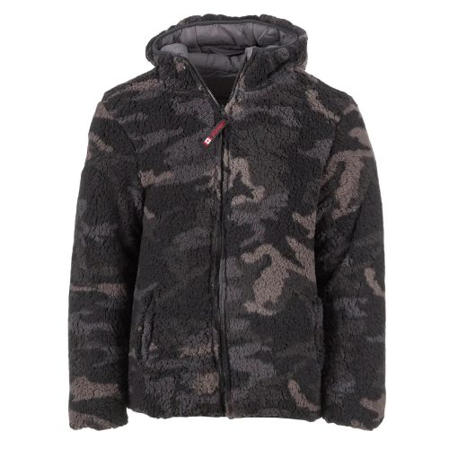 886785674472 Canada Weather Gear Men s Reversible Printed Sherpa Charcoal Black Camo 3