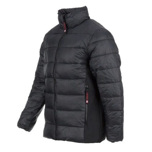 886785698690 Canada Weather Gear Men s Mix Media Puffer Black Black 1