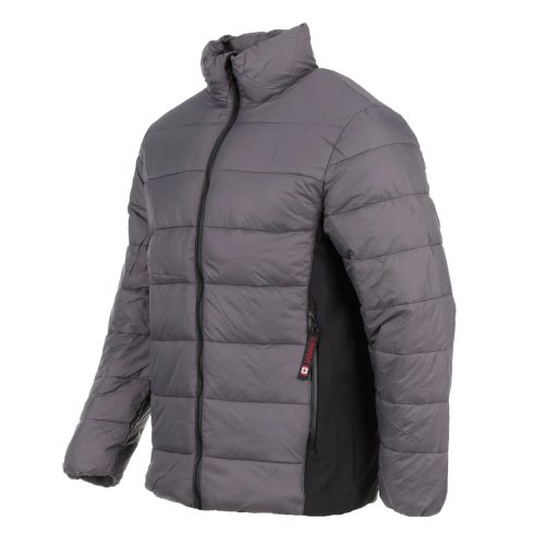 886785698737 Canada Weather Gear Men s Mix Media Puffer Charcoal Black 1