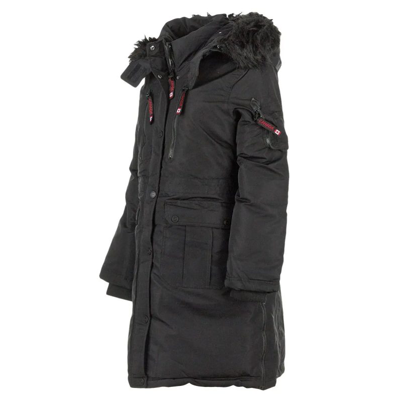 886785703073 Canada Weather Gear Women s Long Puffer Black Black 1