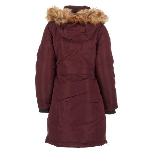 886785703097 Canada Weather Gear Women s Long Puffer Cranberry Natural 2