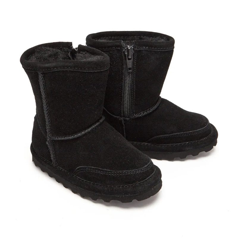 889918703261 Bearpaw Girl s Brady Toddler Zipper Boot Black 1