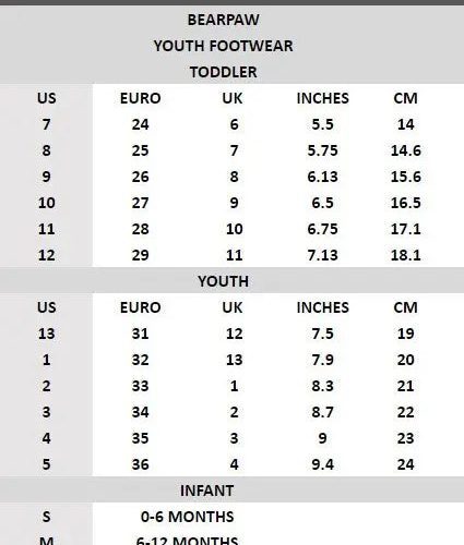 BEARPAW YOUTH b41b8774 9d73 4d08 aeb0 d675a41a2016