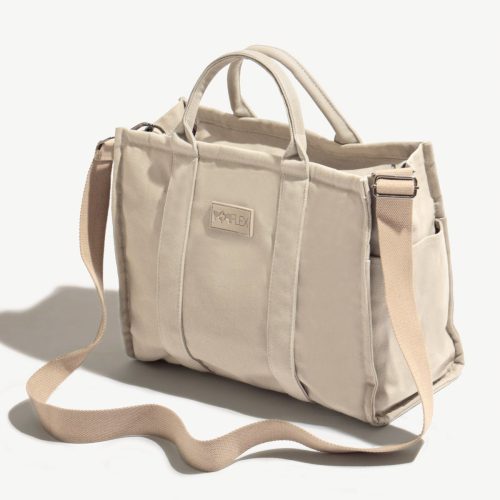 BF PF Khaki ToteBag Large FrontAngle