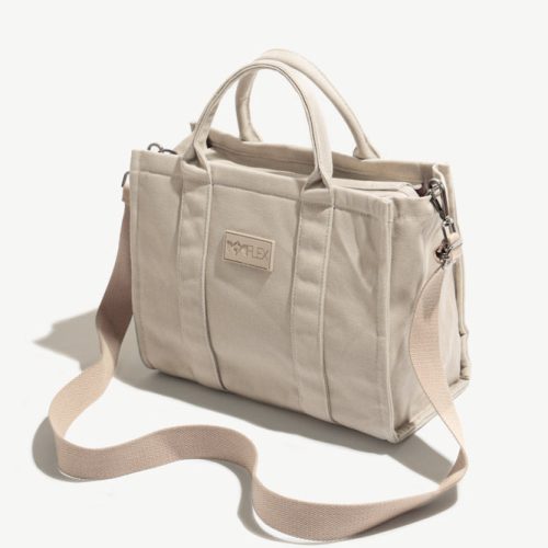 BF PF Khaki ToteBag Small FrontAngle