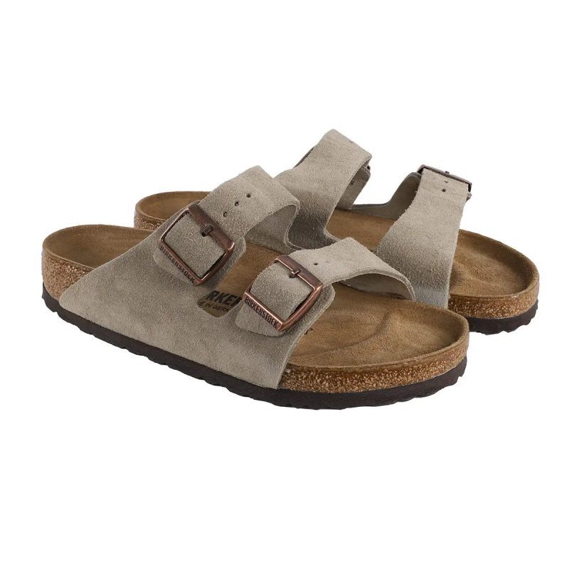 Birkenstock Arizona Suede Leather Sandals 2384361