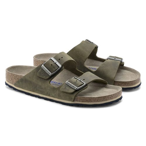 BirkenstockArizonaSoftFootbedOiledLeatherSandalsJade 2