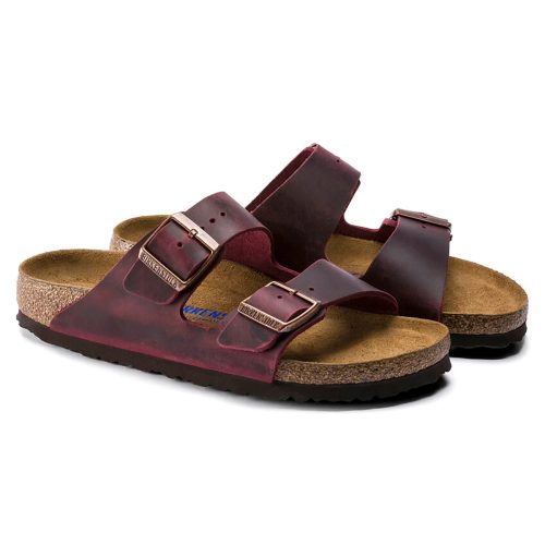 BirkenstockArizonaSoftFootbedOiledLeatherSandalsZinfandel 2